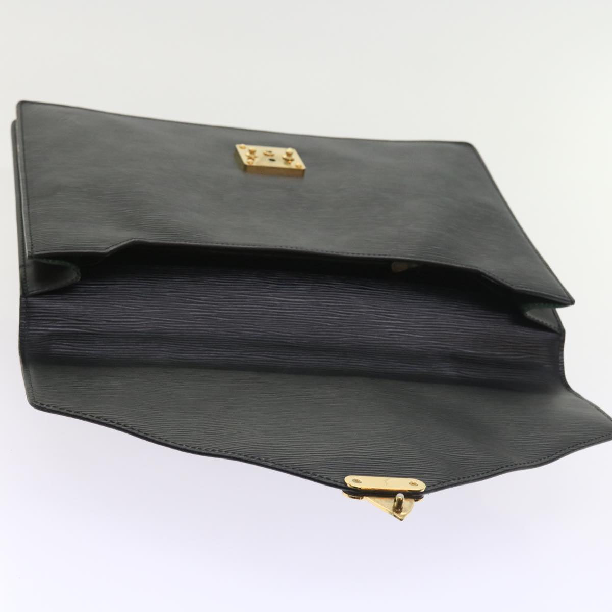 LOUIS VUITTON Epi Porte Documents Bandouliere Briefcase Black M54467 55179