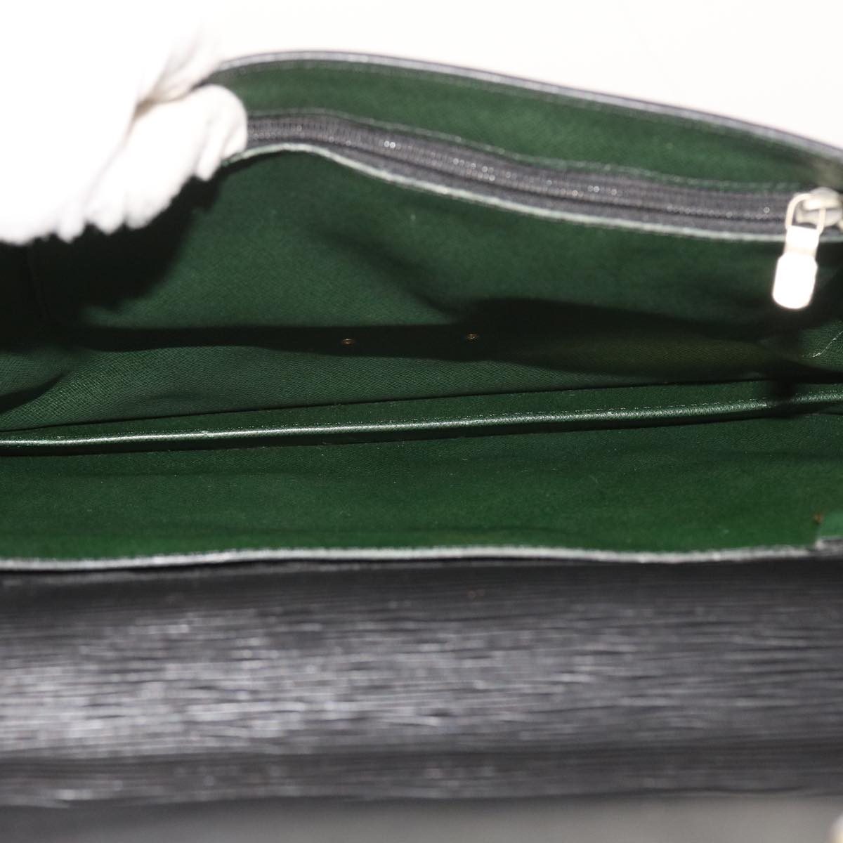 LOUIS VUITTON Epi Porte Documents Bandouliere Briefcase Black M54467 55179