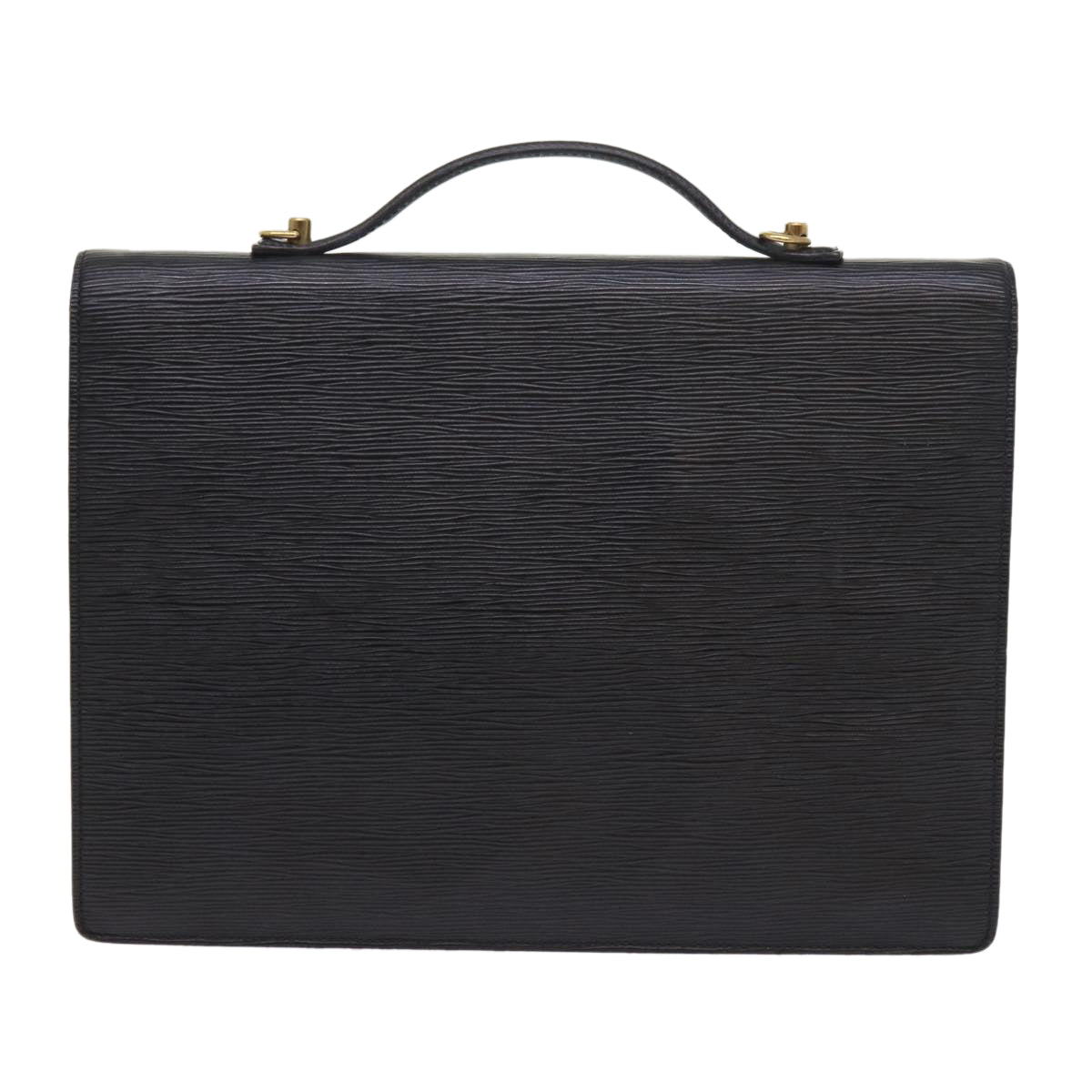 LOUIS VUITTON Epi Porte Documents Bandouliere Briefcase Black M54467 55179