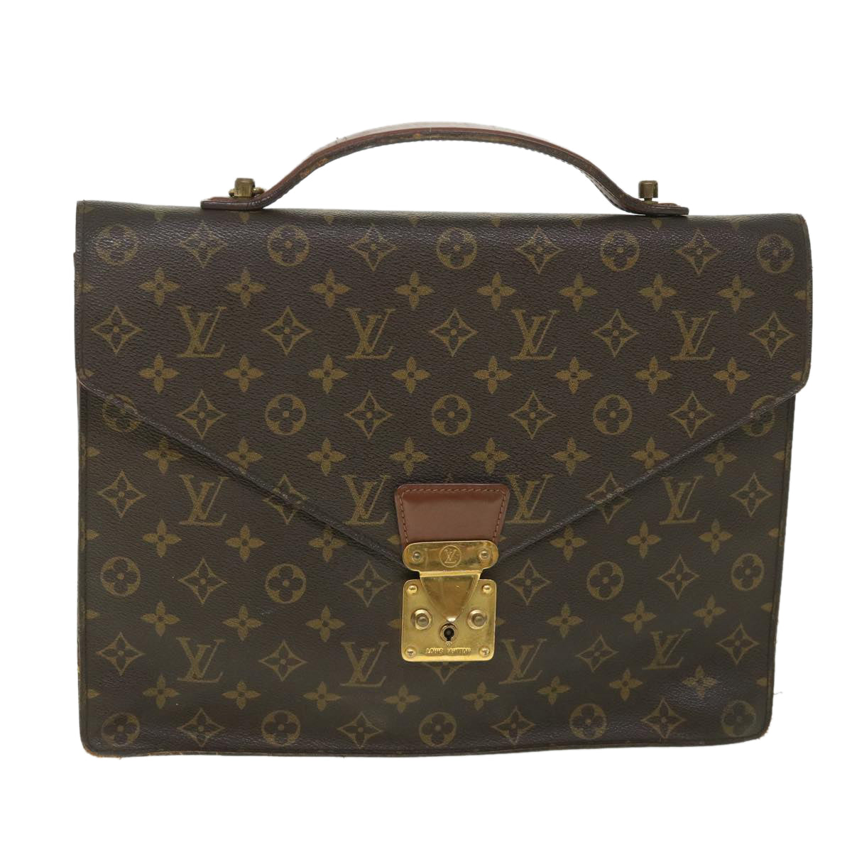 LOUIS VUITTON Monogram Porte Documents Bandouliere Bag M53338 LV 55180
