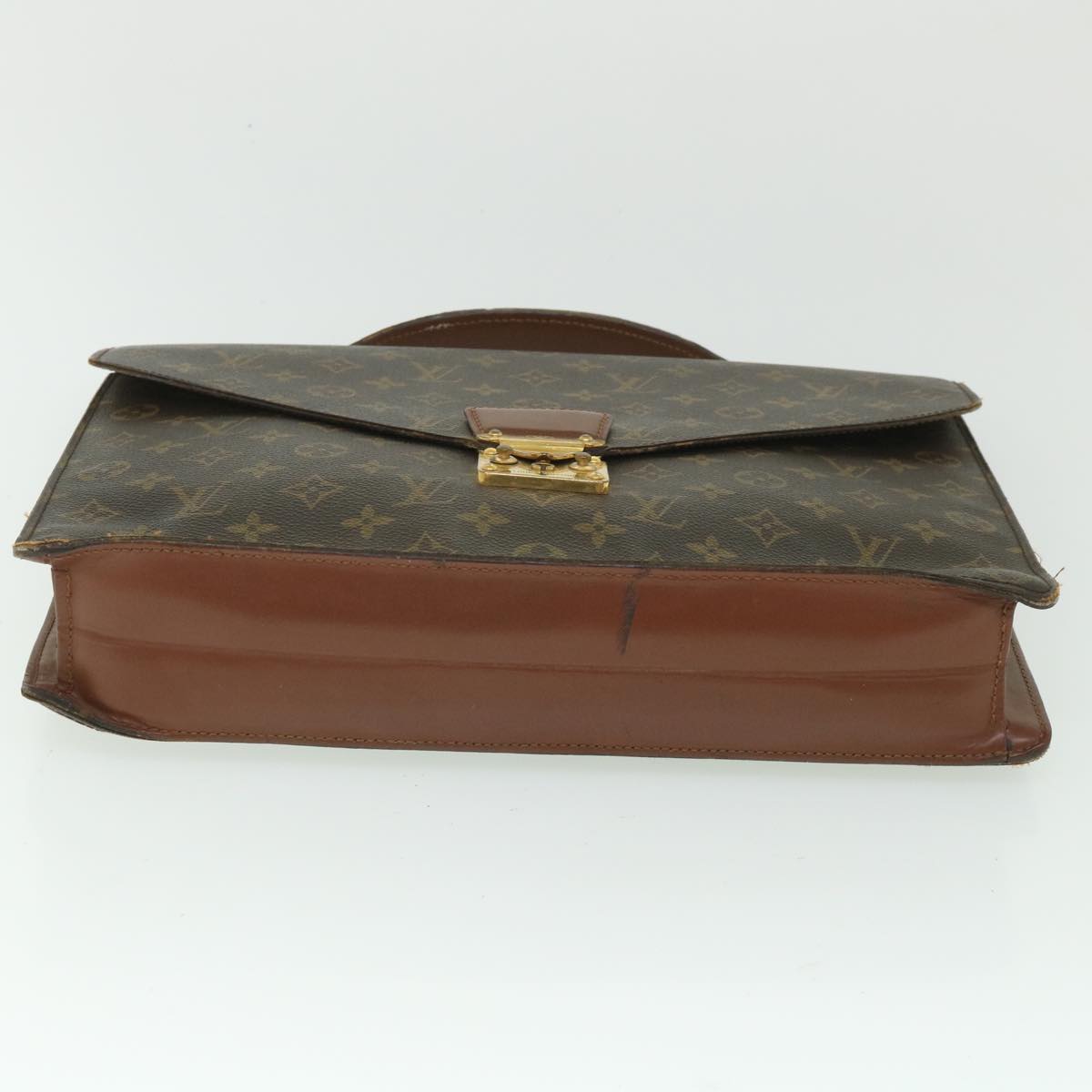 LOUIS VUITTON Monogram Porte Documents Bandouliere Bag M53338 LV 55180
