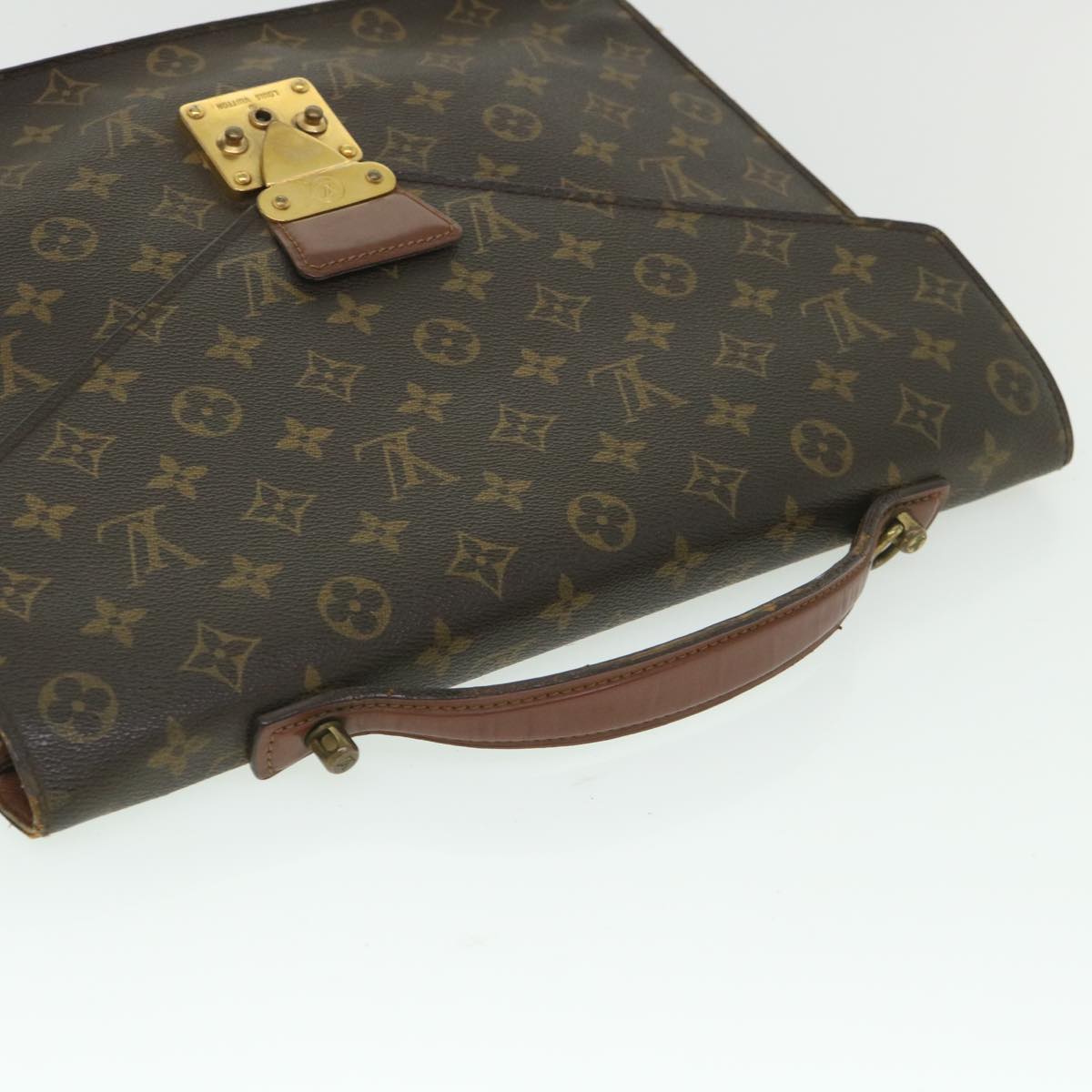 LOUIS VUITTON Monogram Porte Documents Bandouliere Bag M53338 LV 55180