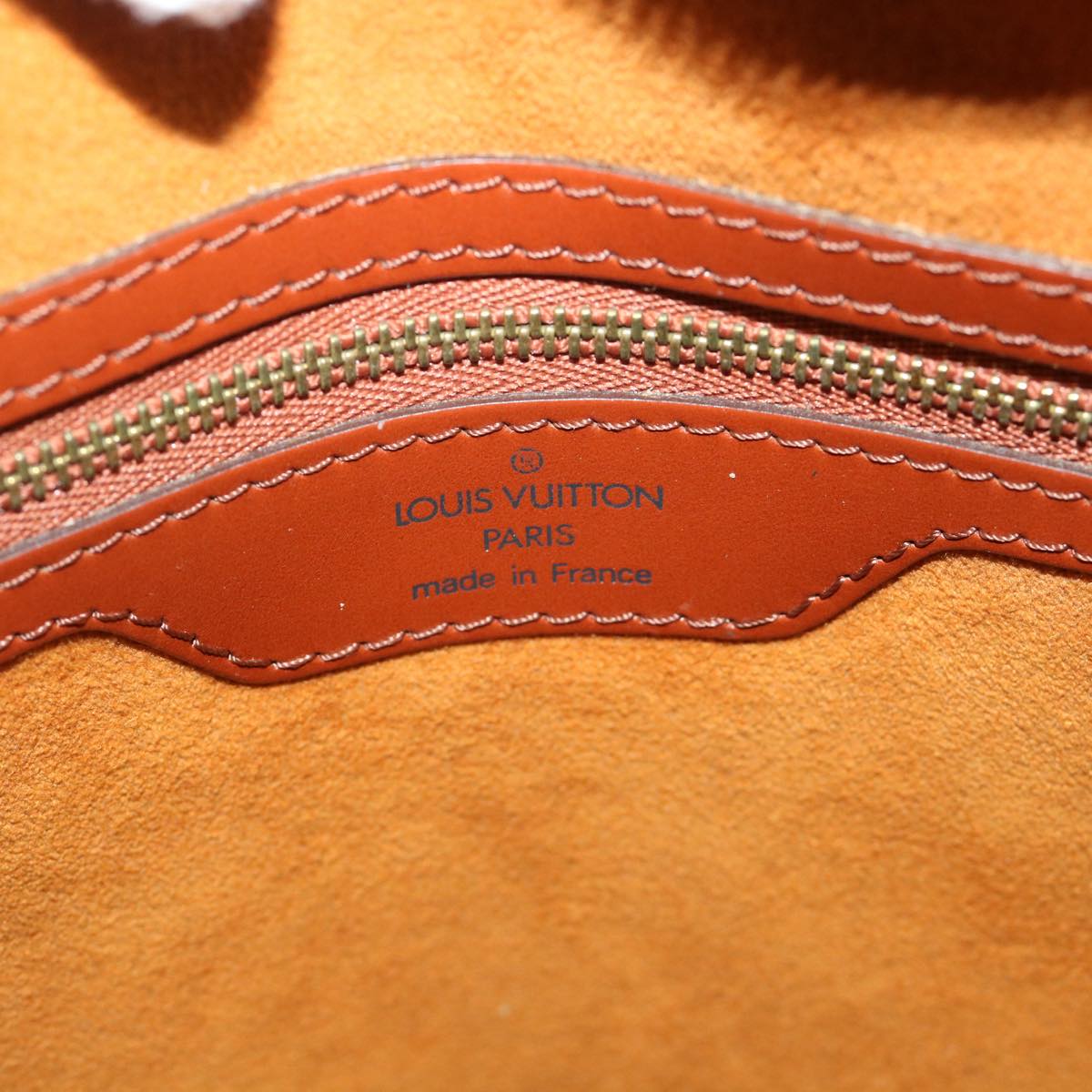LOUIS VUITTON Epi Saint Jacques Shopping Shoulder Bag Brown M52263 LV 55188