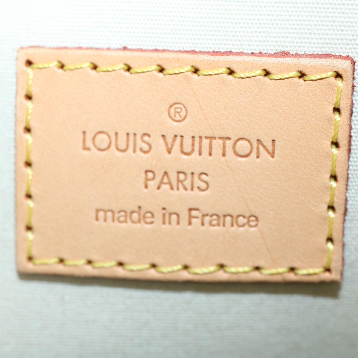 LOUIS VUITTON Monogram Vernis Alma PM Hand Bag Broncorail M91445 LV 55192