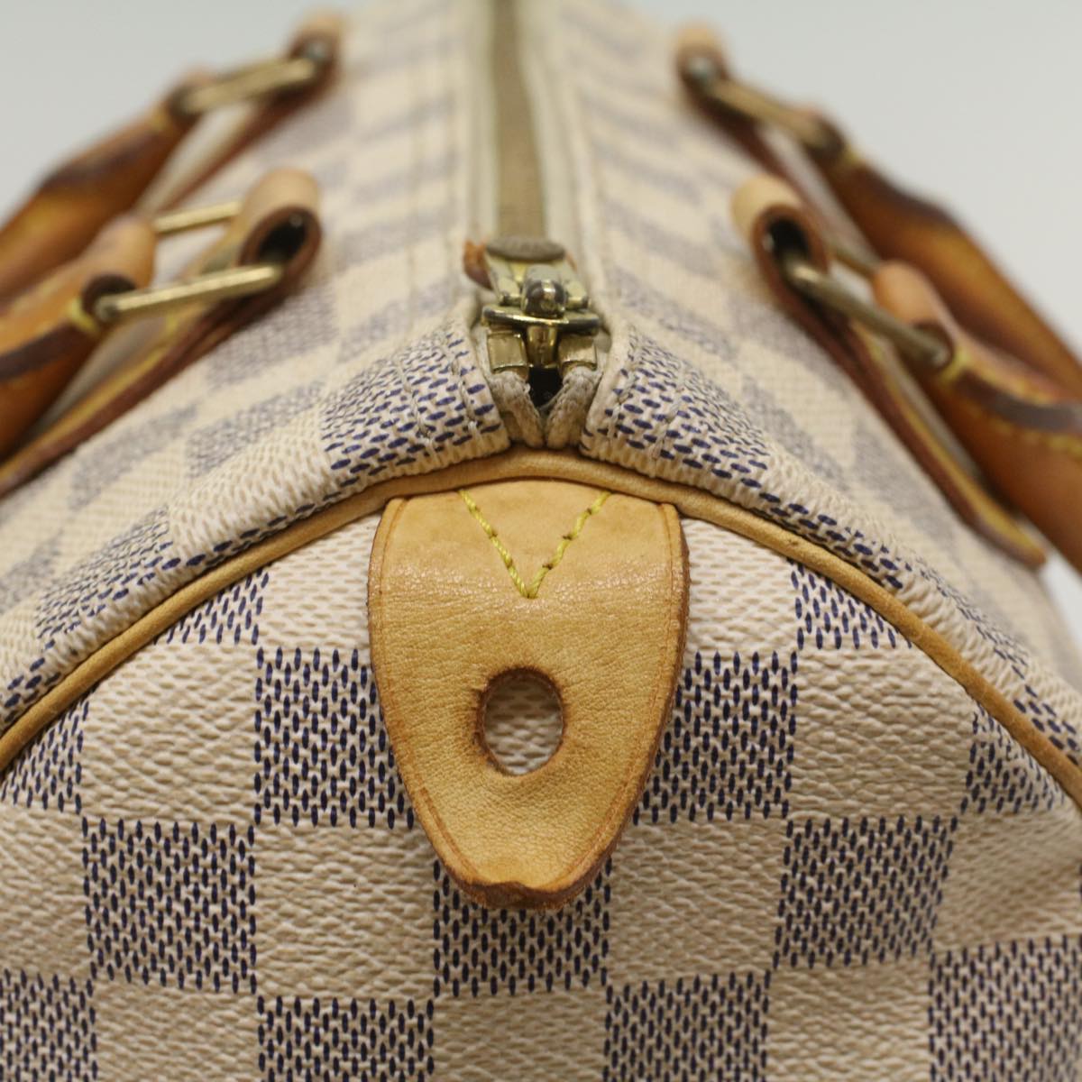 LOUIS VUITTON Damier Azur Speedy 25 Hand Bag N41534 LV 55194