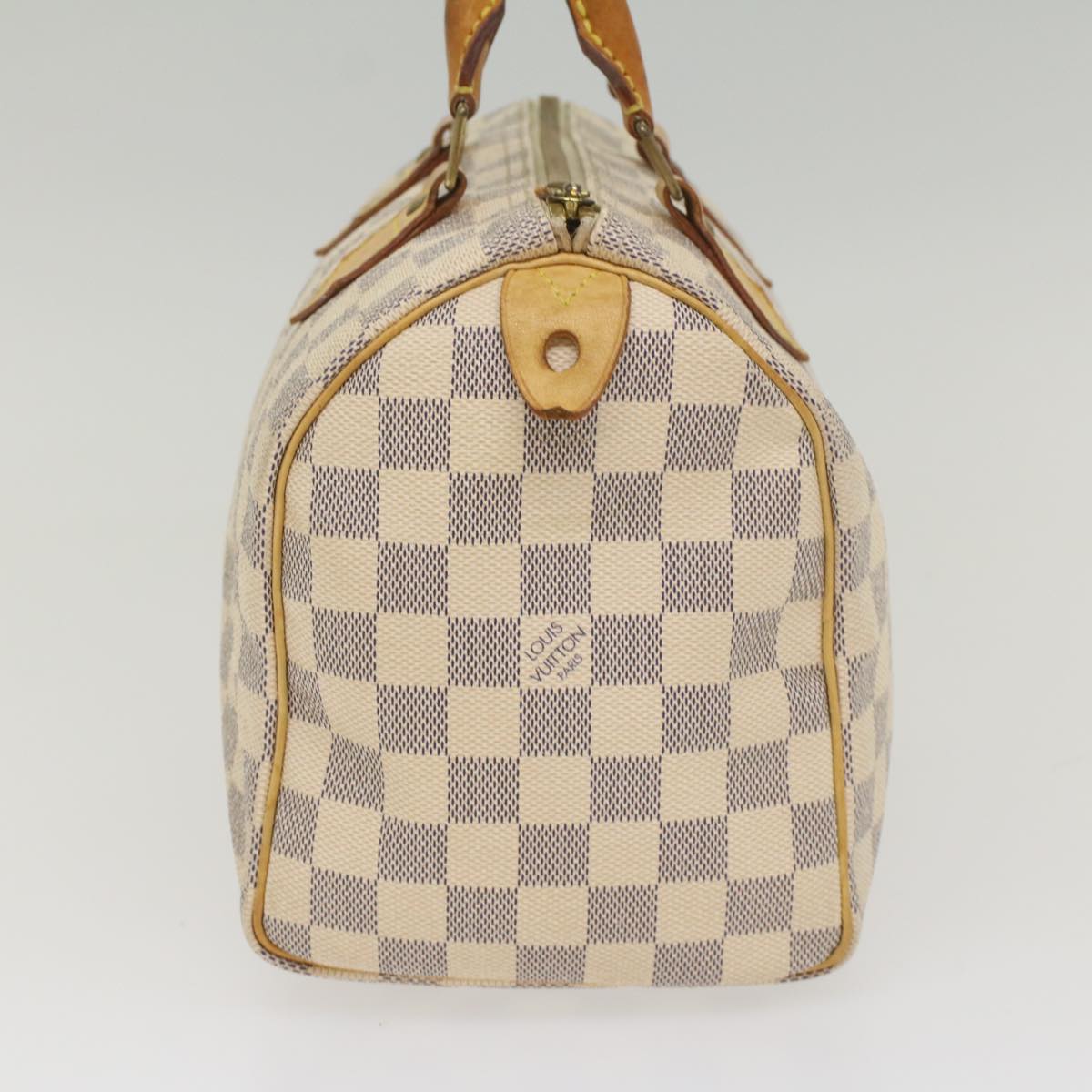 LOUIS VUITTON Damier Azur Speedy 25 Hand Bag N41534 LV 55194