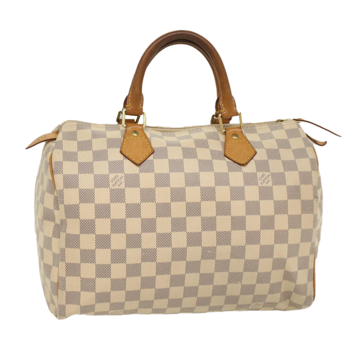 LOUIS VUITTON Damier Azur Speedy 30 Hand Bag N41533 LV 55195