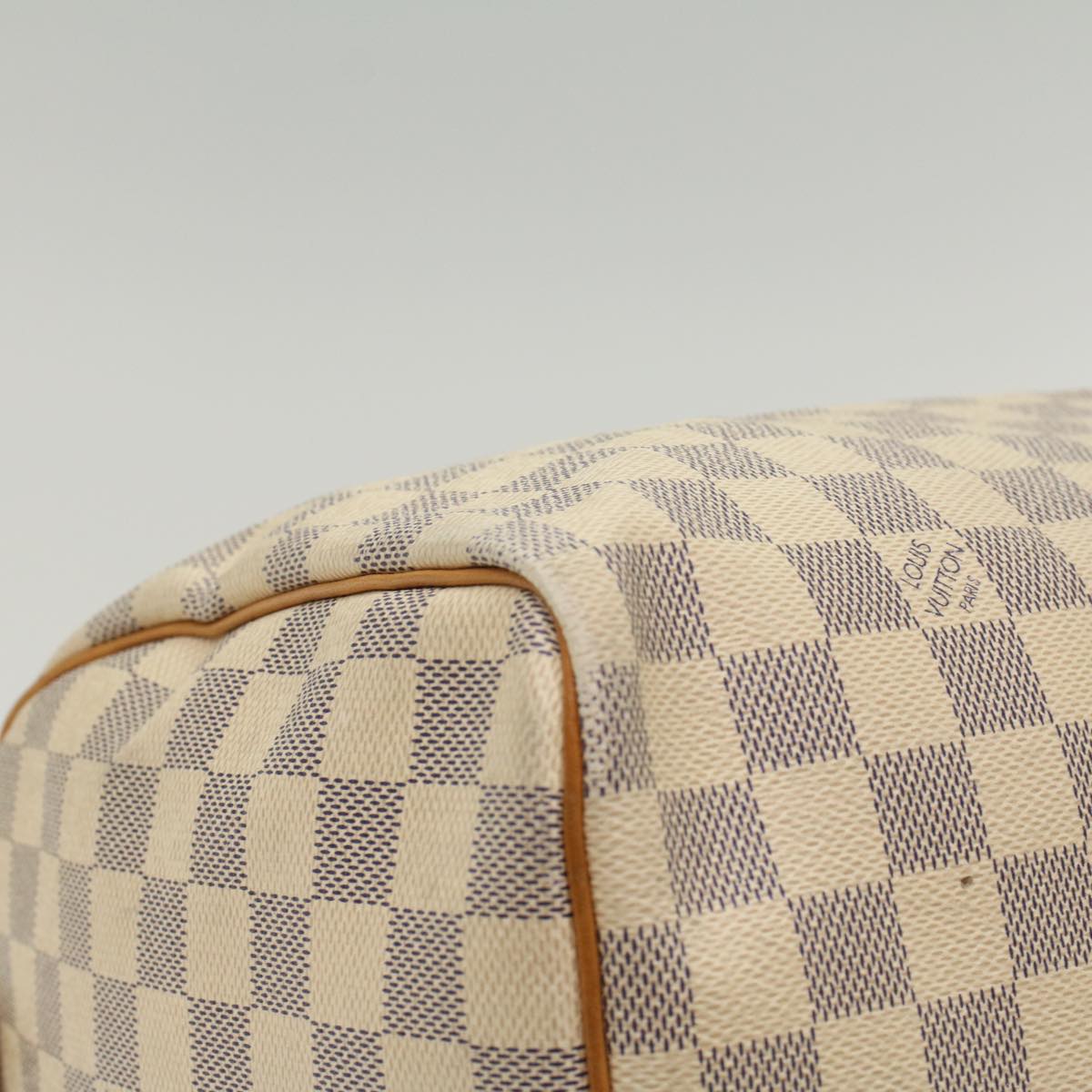 LOUIS VUITTON Damier Azur Speedy 30 Hand Bag N41533 LV 55195