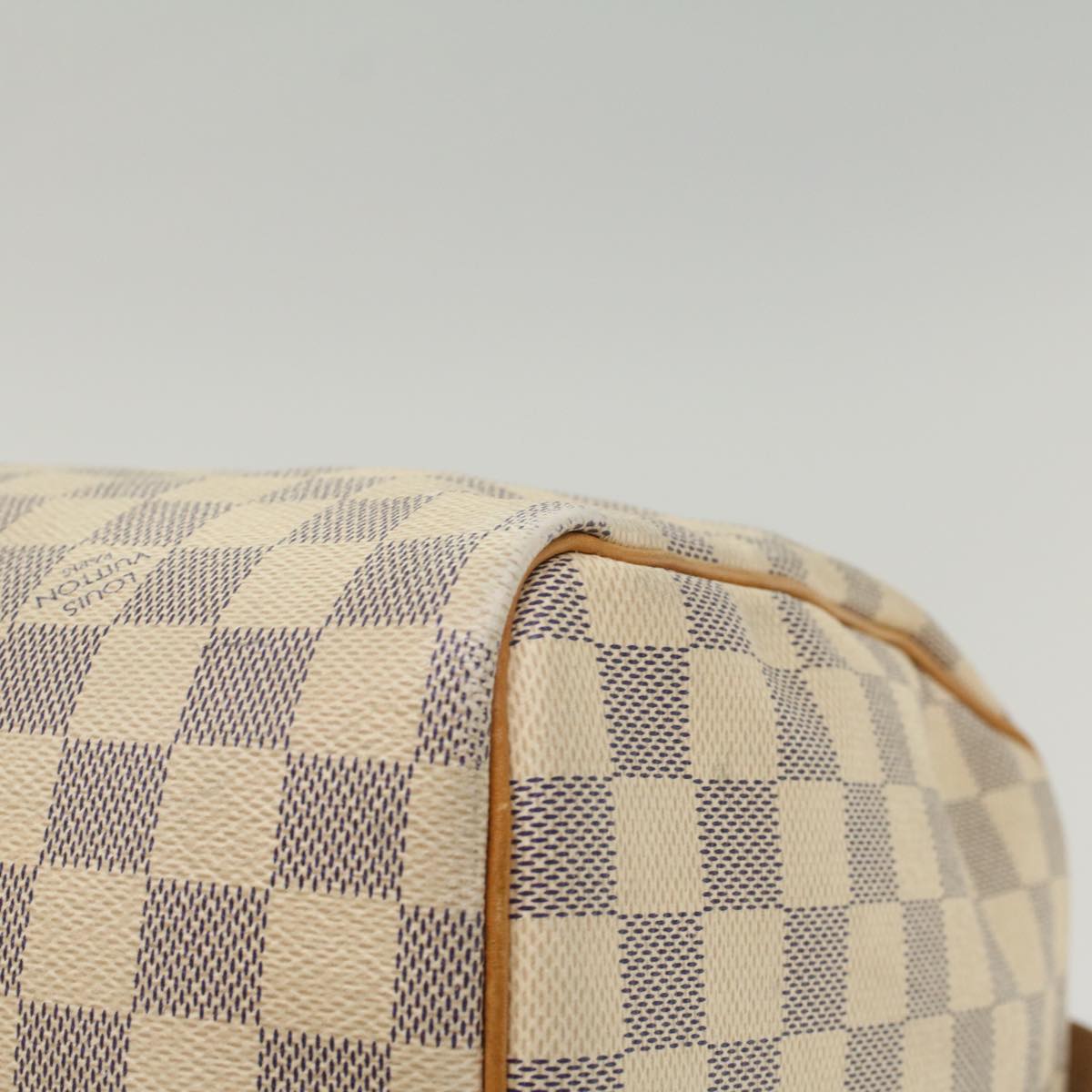 LOUIS VUITTON Damier Azur Speedy 30 Hand Bag N41533 LV 55195