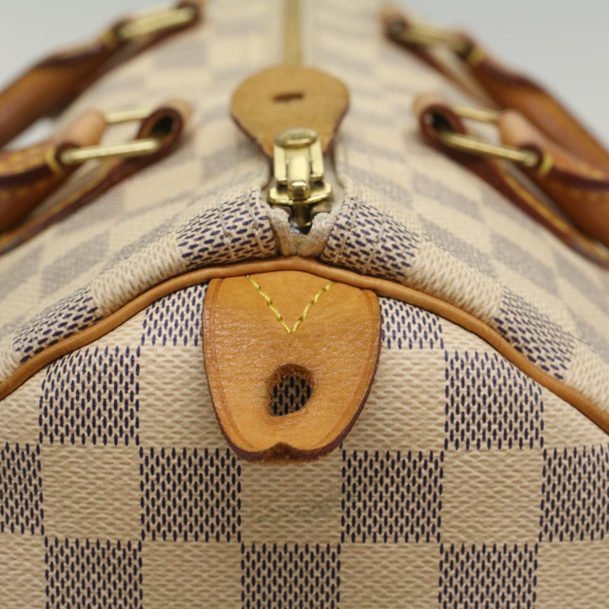 LOUIS VUITTON Damier Azur Speedy 30 Hand Bag N41533 LV 55195