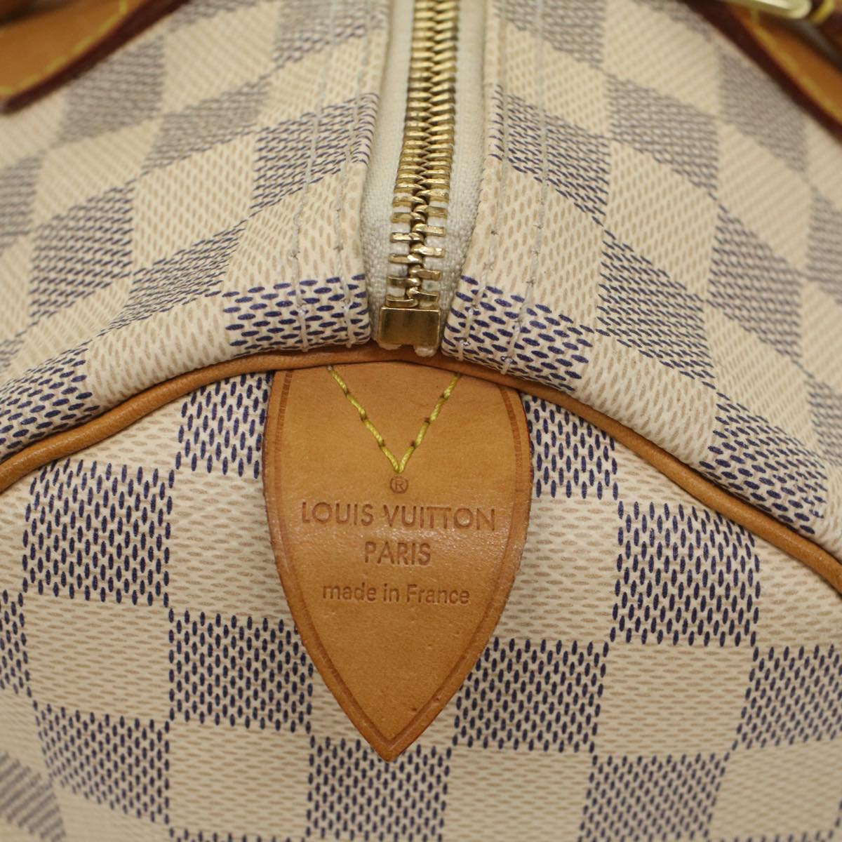 LOUIS VUITTON Damier Azur Speedy 30 Hand Bag N41533 LV 55195