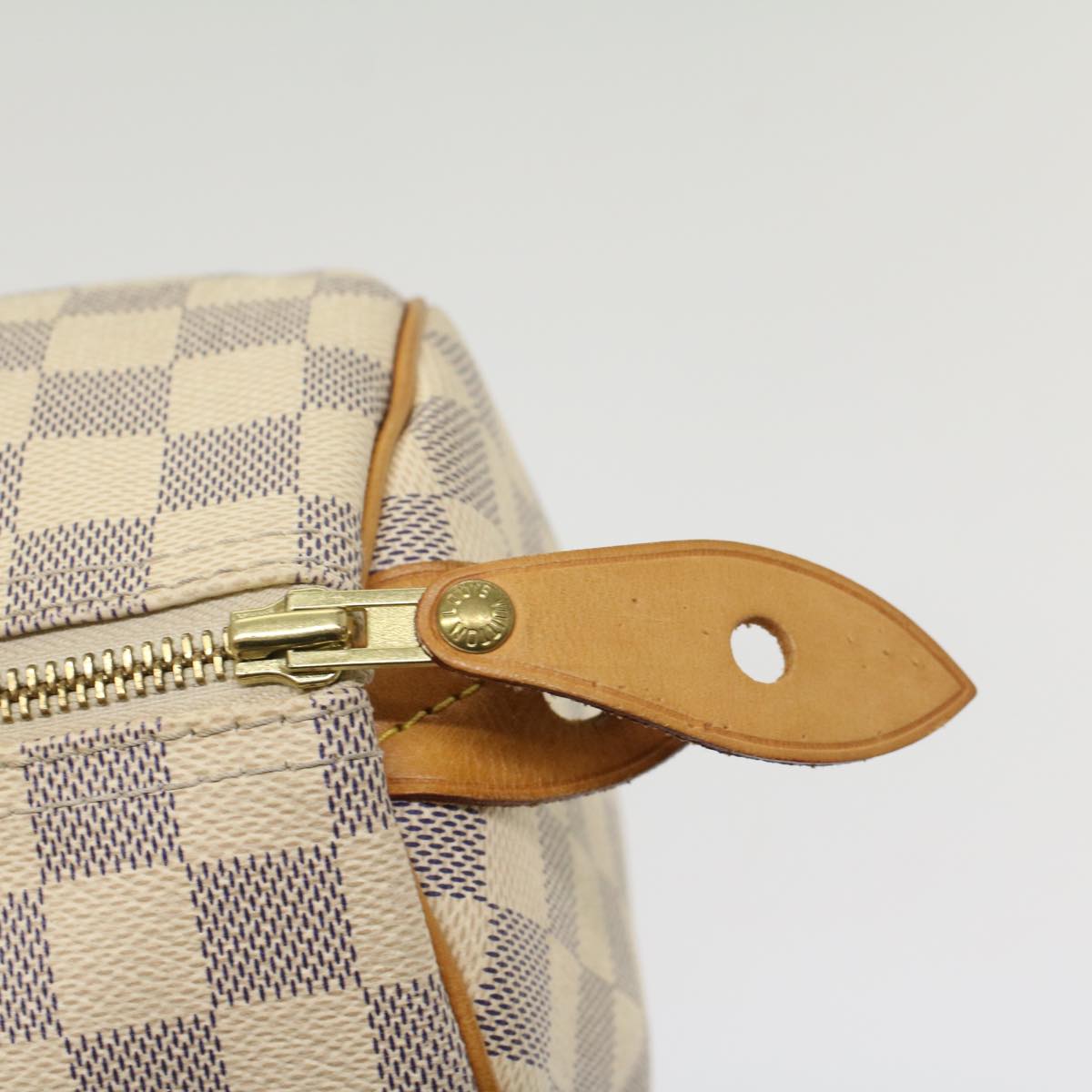 LOUIS VUITTON Damier Azur Speedy 30 Hand Bag N41533 LV 55195