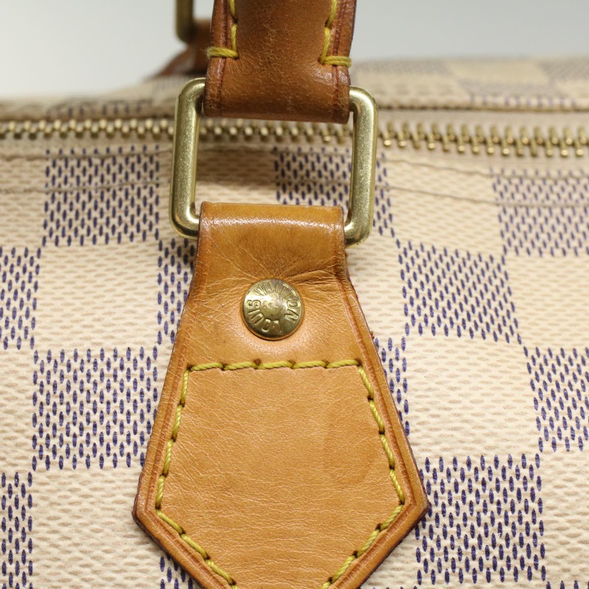 LOUIS VUITTON Damier Azur Speedy 30 Hand Bag N41533 LV 55195