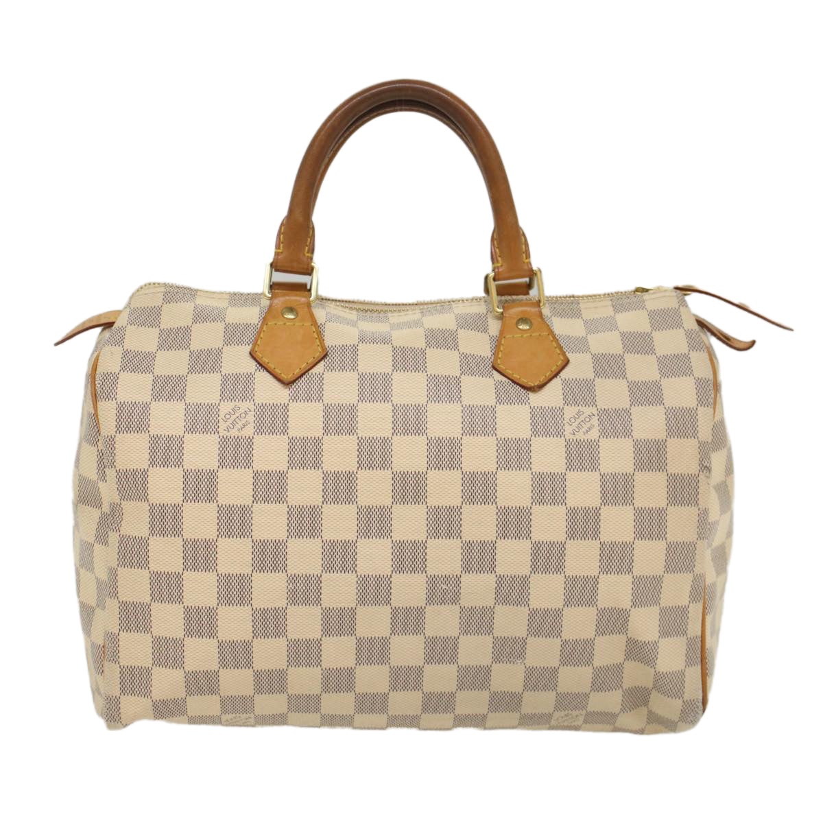LOUIS VUITTON Damier Azur Speedy 30 Hand Bag N41533 LV 55195