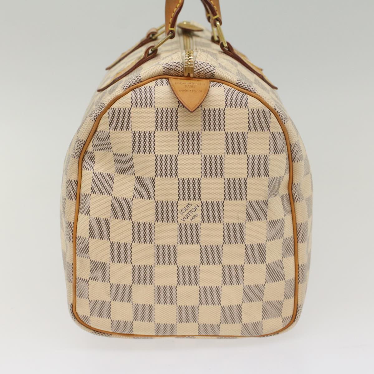 LOUIS VUITTON Damier Azur Speedy 30 Hand Bag N41533 LV 55195