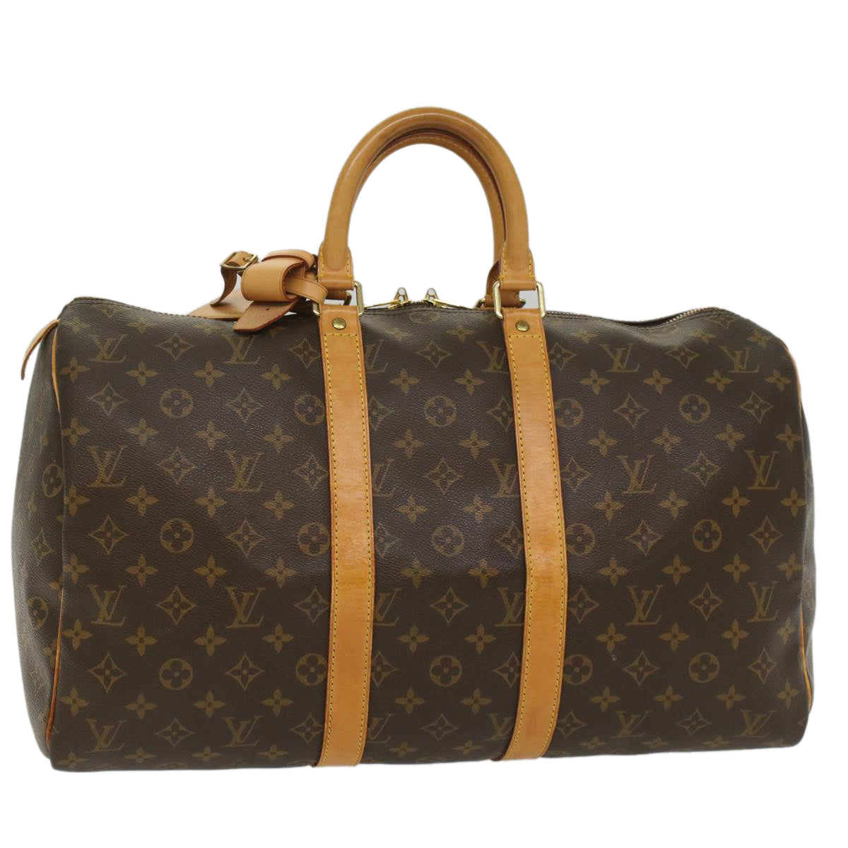 LOUIS VUITTON Monogram Keepall 45 Boston Bag M41428 LV 55196
