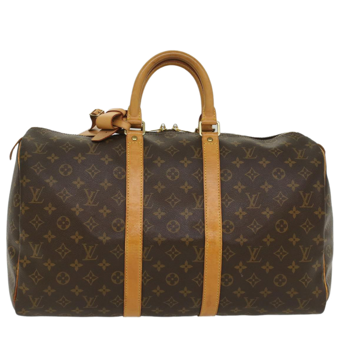 LOUIS VUITTON Monogram Keepall 45 Boston Bag M41428 LV 55196