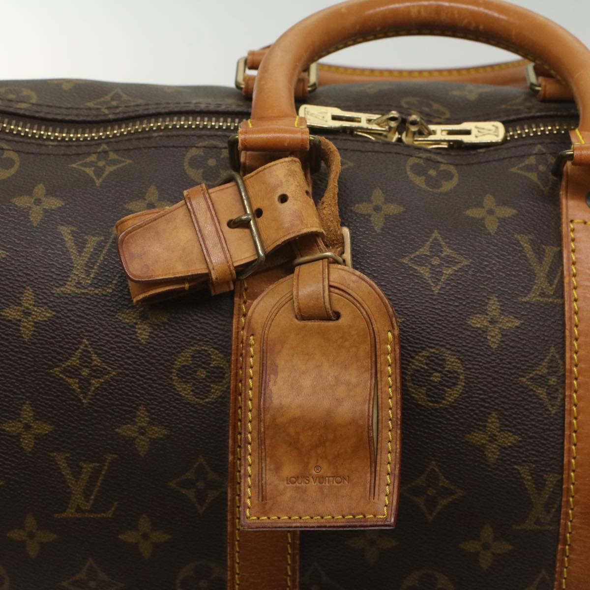 LOUIS VUITTON Monogram Keepall 45 Boston Bag M41428 LV 55208