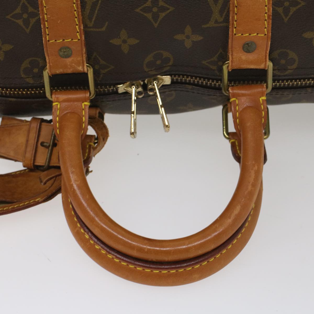 LOUIS VUITTON Monogram Keepall 45 Boston Bag M41428 LV 55208