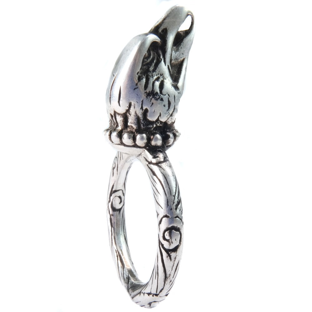Luxury Gucci Trending 2025 Silver ANGER FOREST Ring