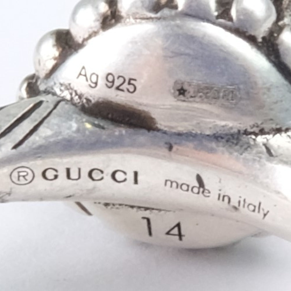 Luxury Gucci Trending 2025 Silver ANGER FOREST Ring
