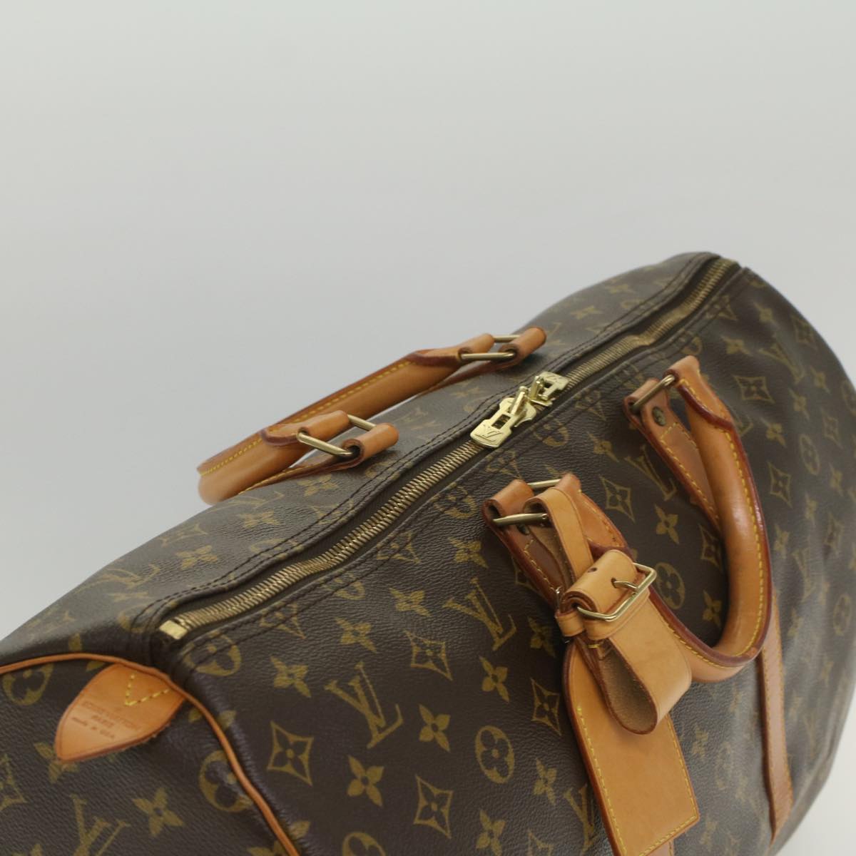 LOUIS VUITTON Monogram Keepall 50 Boston Bag M41426 LV 55216