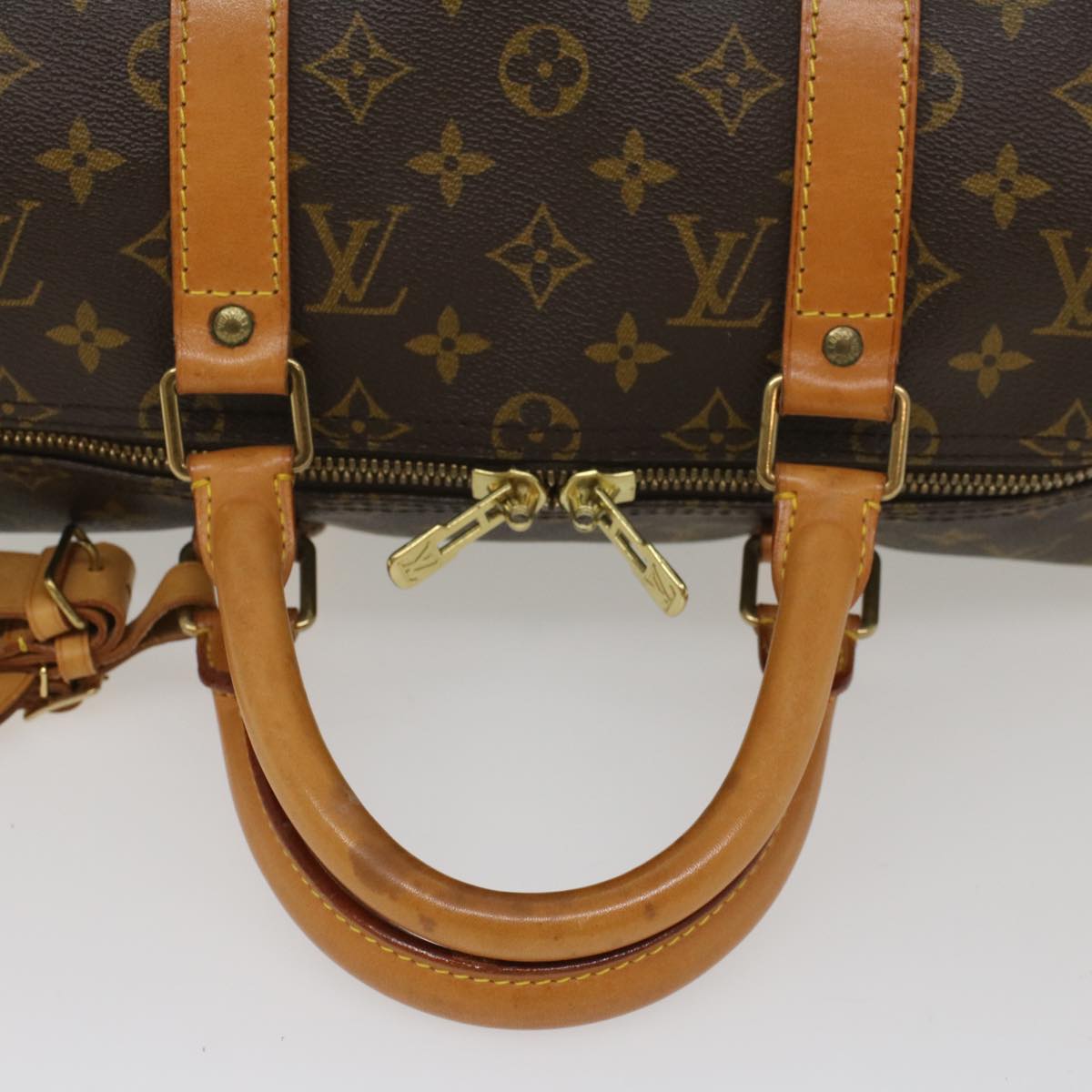 LOUIS VUITTON Monogram Keepall 50 Boston Bag M41426 LV 55216