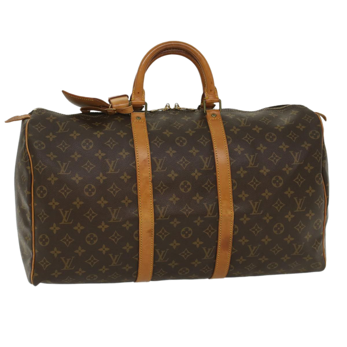LOUIS VUITTON Monogram Keepall 50 Boston Bag M41426 LV 55217
