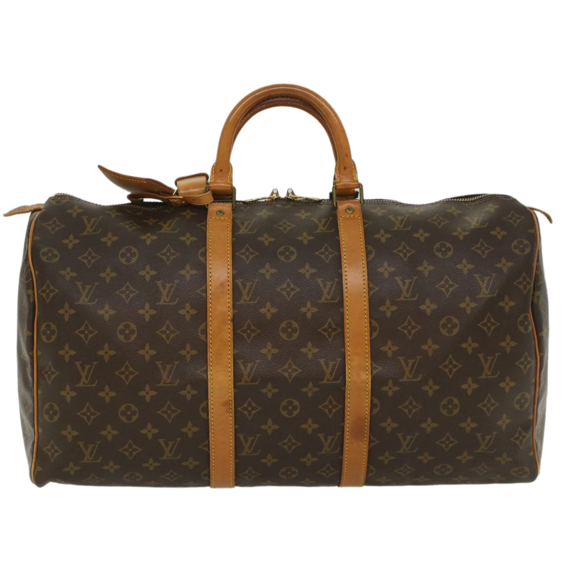 LOUIS VUITTON Monogram Keepall 50 Boston Bag M41426 LV 55217