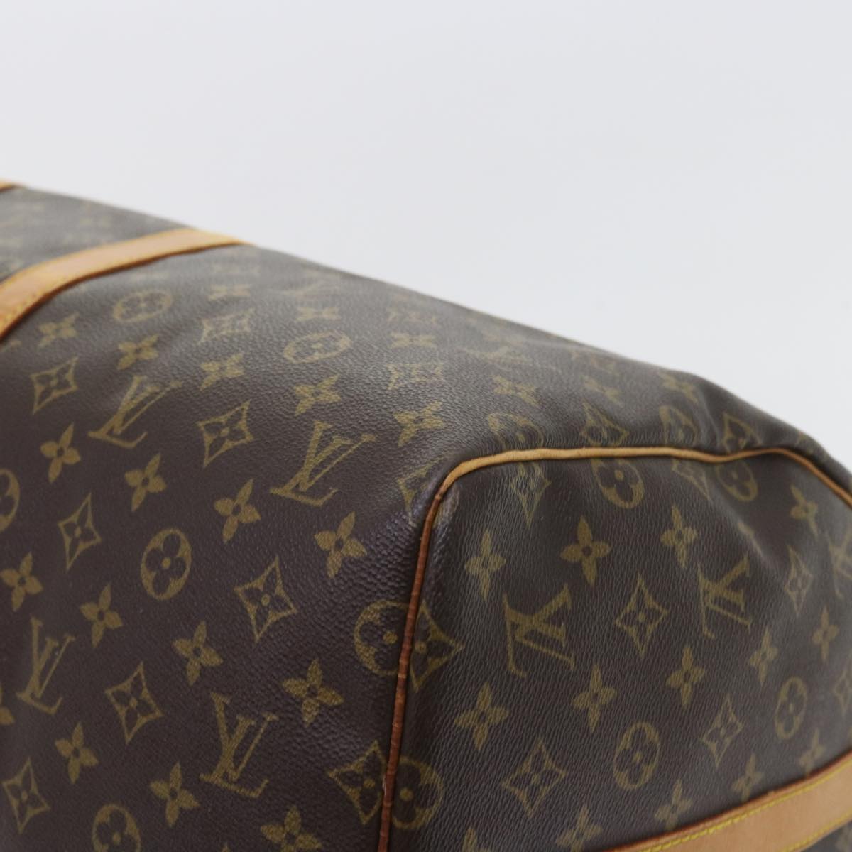 LOUIS VUITTON Monogram Keepall Bandouliere 55 Boston Bag M41414 LV 55218