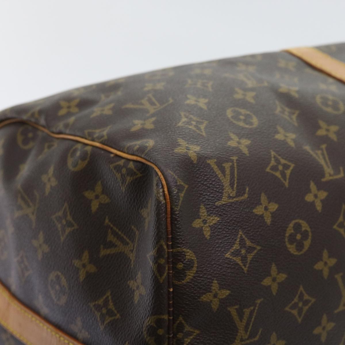 LOUIS VUITTON Monogram Keepall Bandouliere 55 Boston Bag M41414 LV 55218