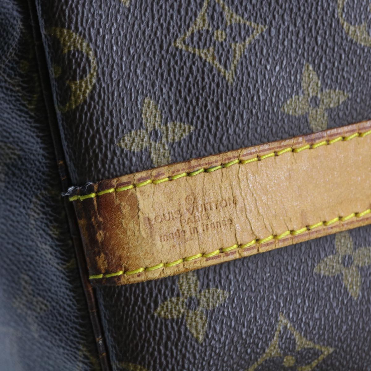 LOUIS VUITTON Monogram Keepall Bandouliere 55 Boston Bag M41414 LV 55218