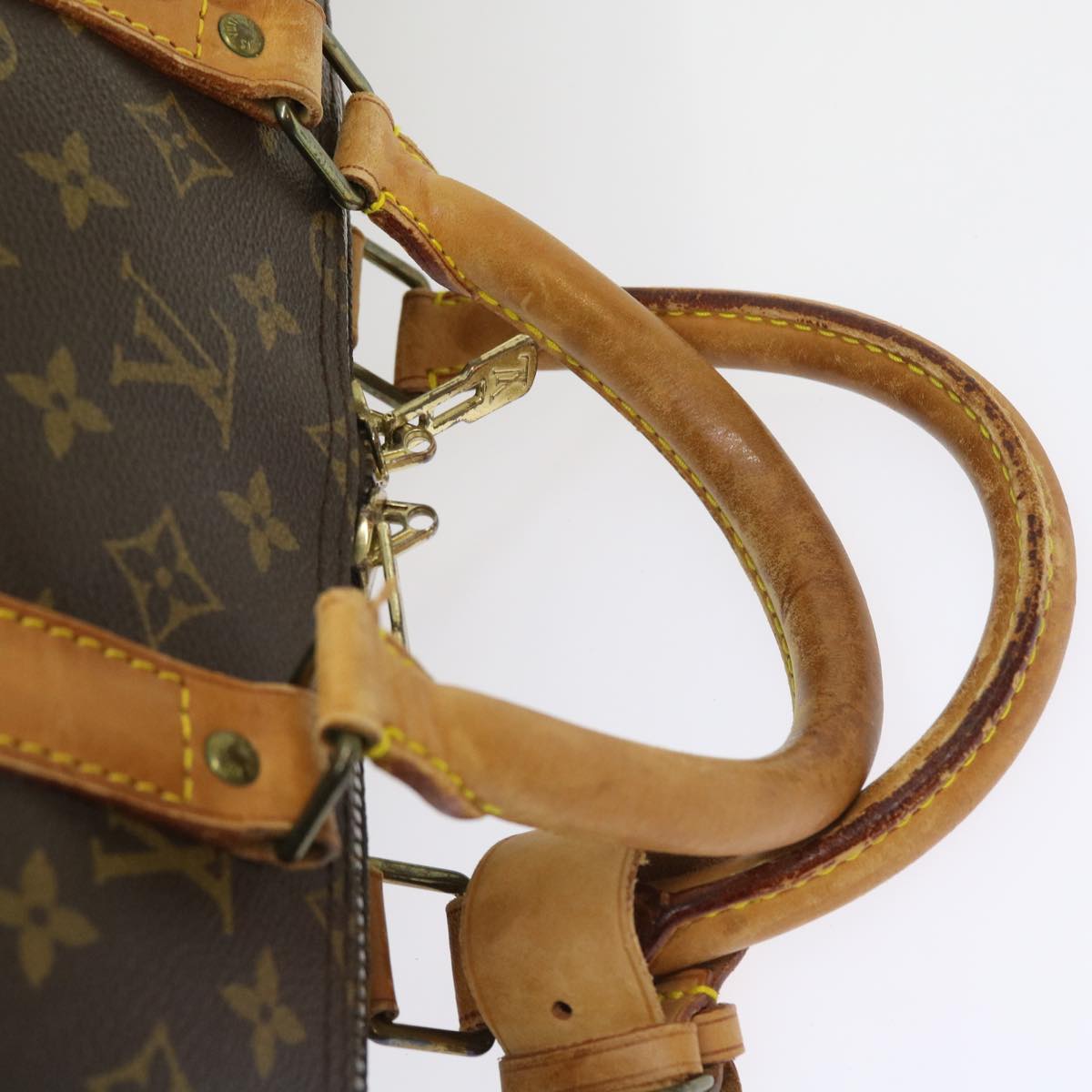 LOUIS VUITTON Monogram Keepall Bandouliere 55 Boston Bag M41414 LV 55218
