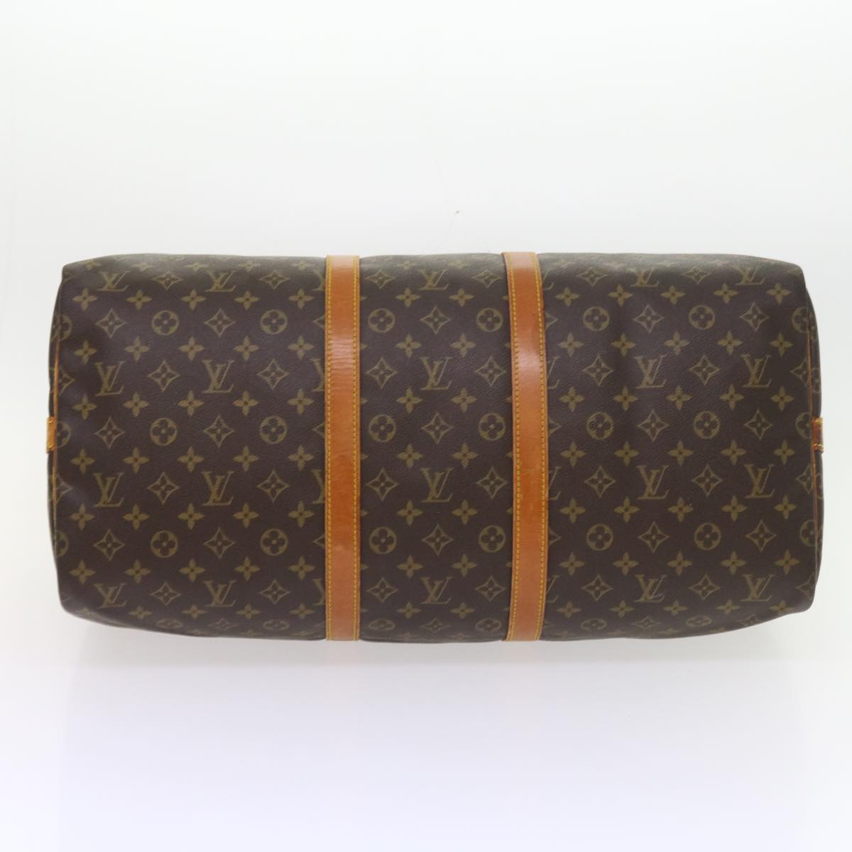 LOUIS VUITTON Monogram Keepall Bandouliere 55 Boston Bag M41414 LV 55220