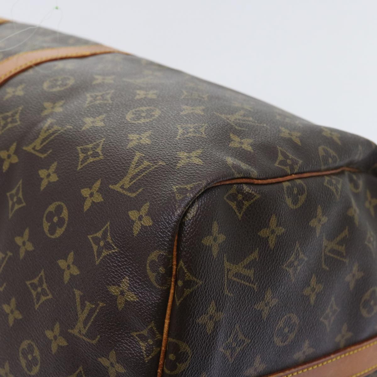 LOUIS VUITTON Monogram Keepall Bandouliere 55 Boston Bag M41414 LV 55220