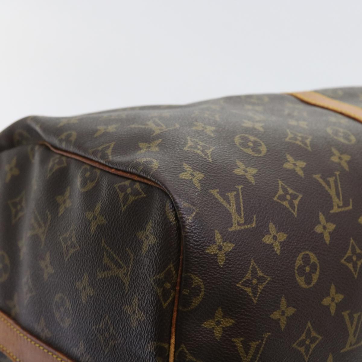 LOUIS VUITTON Monogram Keepall Bandouliere 55 Boston Bag M41414 LV 55220