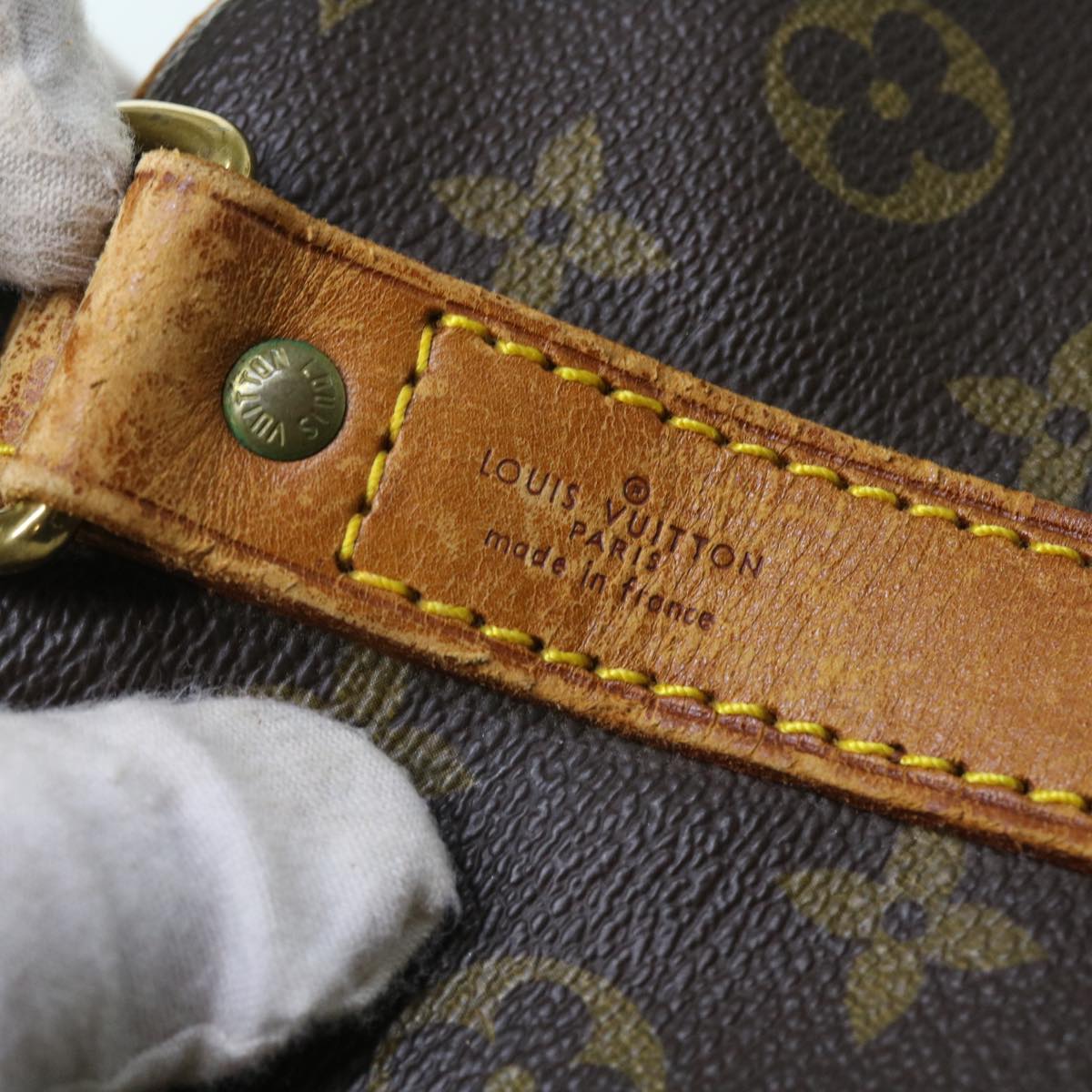 LOUIS VUITTON Monogram Keepall Bandouliere 55 Boston Bag M41414 LV 55220