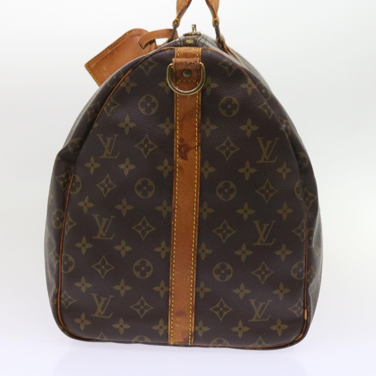 LOUIS VUITTON Monogram Keepall Bandouliere 55 Boston Bag M41414 LV 55220