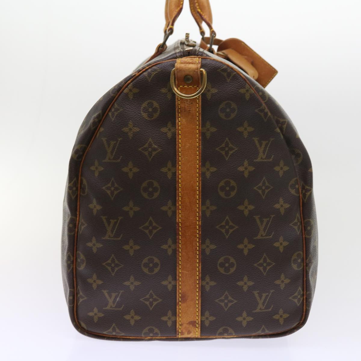LOUIS VUITTON Monogram Keepall Bandouliere 55 Boston Bag M41414 LV 55220