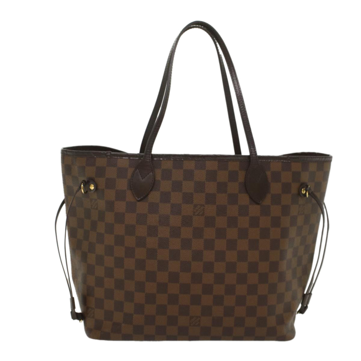 LOUIS VUITTON Damier Ebene Neverfull MM Tote Bag N51105 LV 55229