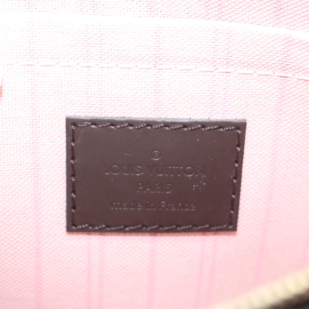 LOUIS VUITTON Damier Ebene Neverfull MM Tote Bag N51105 LV 55229