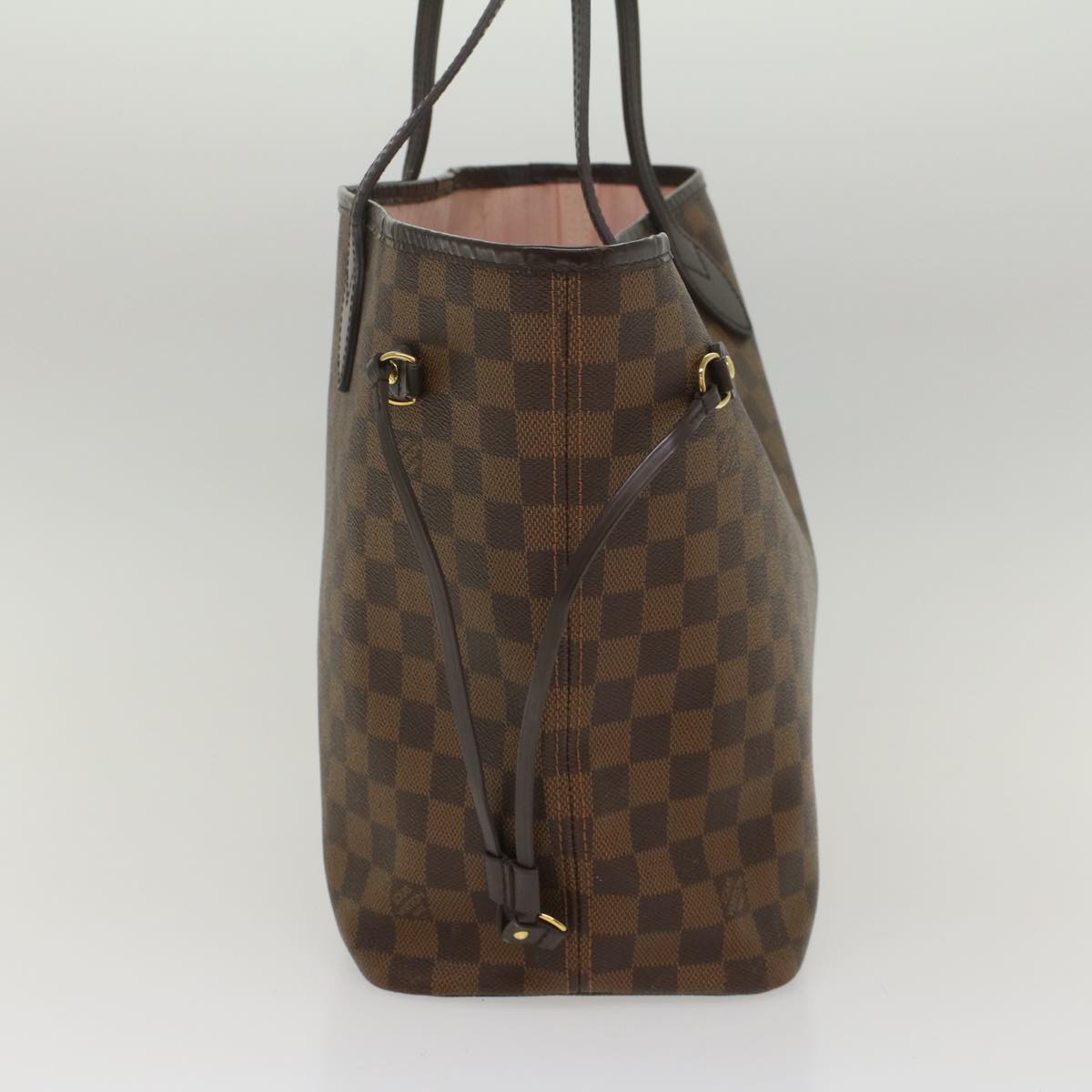 LOUIS VUITTON Damier Ebene Neverfull MM Tote Bag N51105 LV 55229