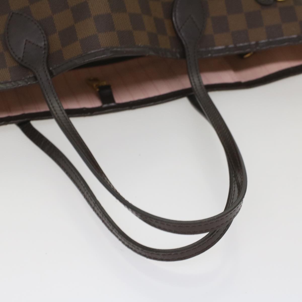 LOUIS VUITTON Damier Ebene Neverfull MM Tote Bag N51105 LV 55229