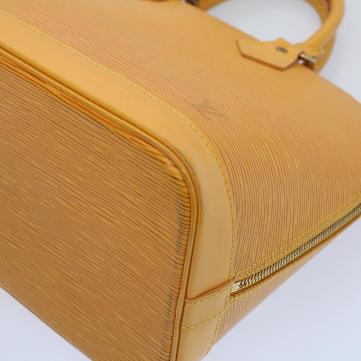 LOUIS VUITTON Epi Alma Hand Bag Tassili Yellow M52149 LV 55230