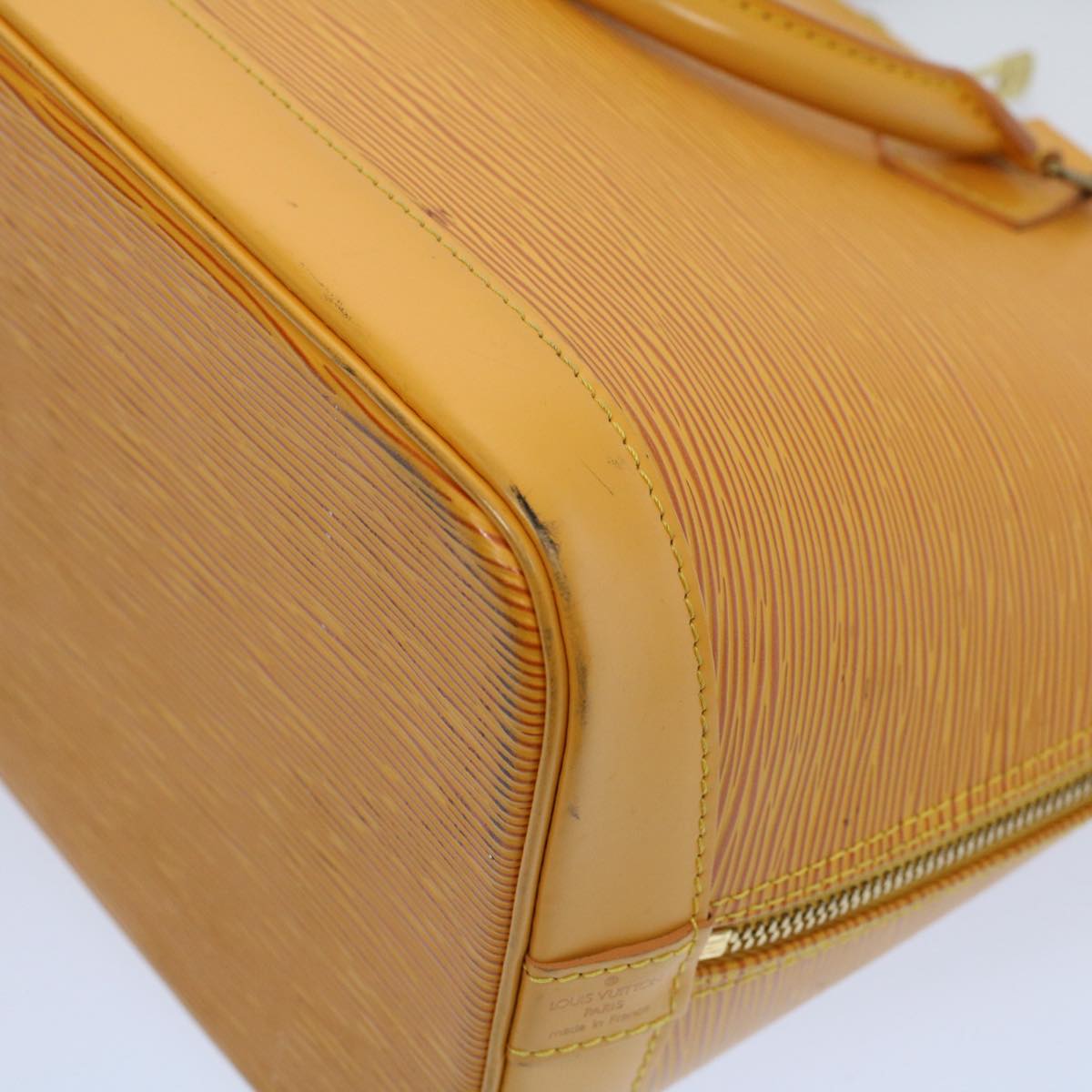 LOUIS VUITTON Epi Alma Hand Bag Tassili Yellow M52149 LV 55230