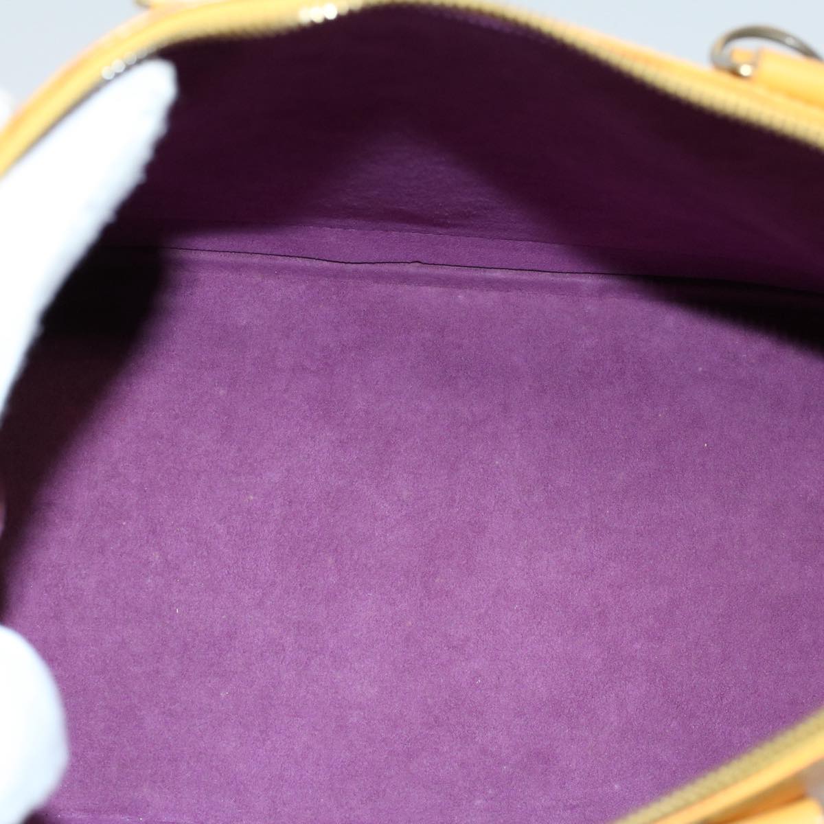 LOUIS VUITTON Epi Alma Hand Bag Tassili Yellow M52149 LV 55230