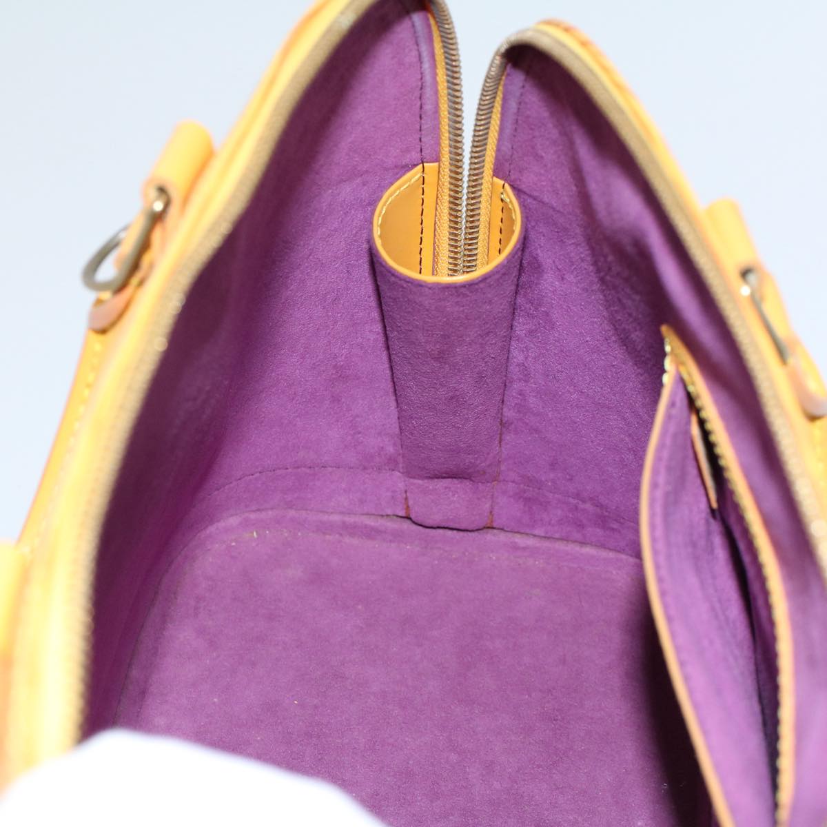 LOUIS VUITTON Epi Alma Hand Bag Tassili Yellow M52149 LV 55230