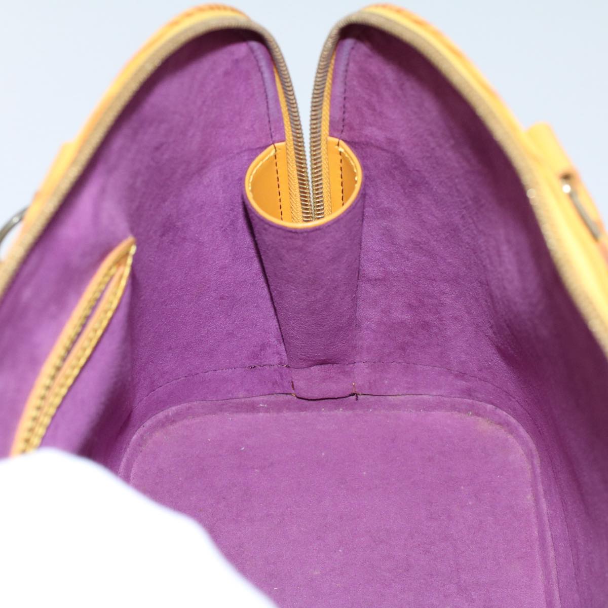 LOUIS VUITTON Epi Alma Hand Bag Tassili Yellow M52149 LV 55230