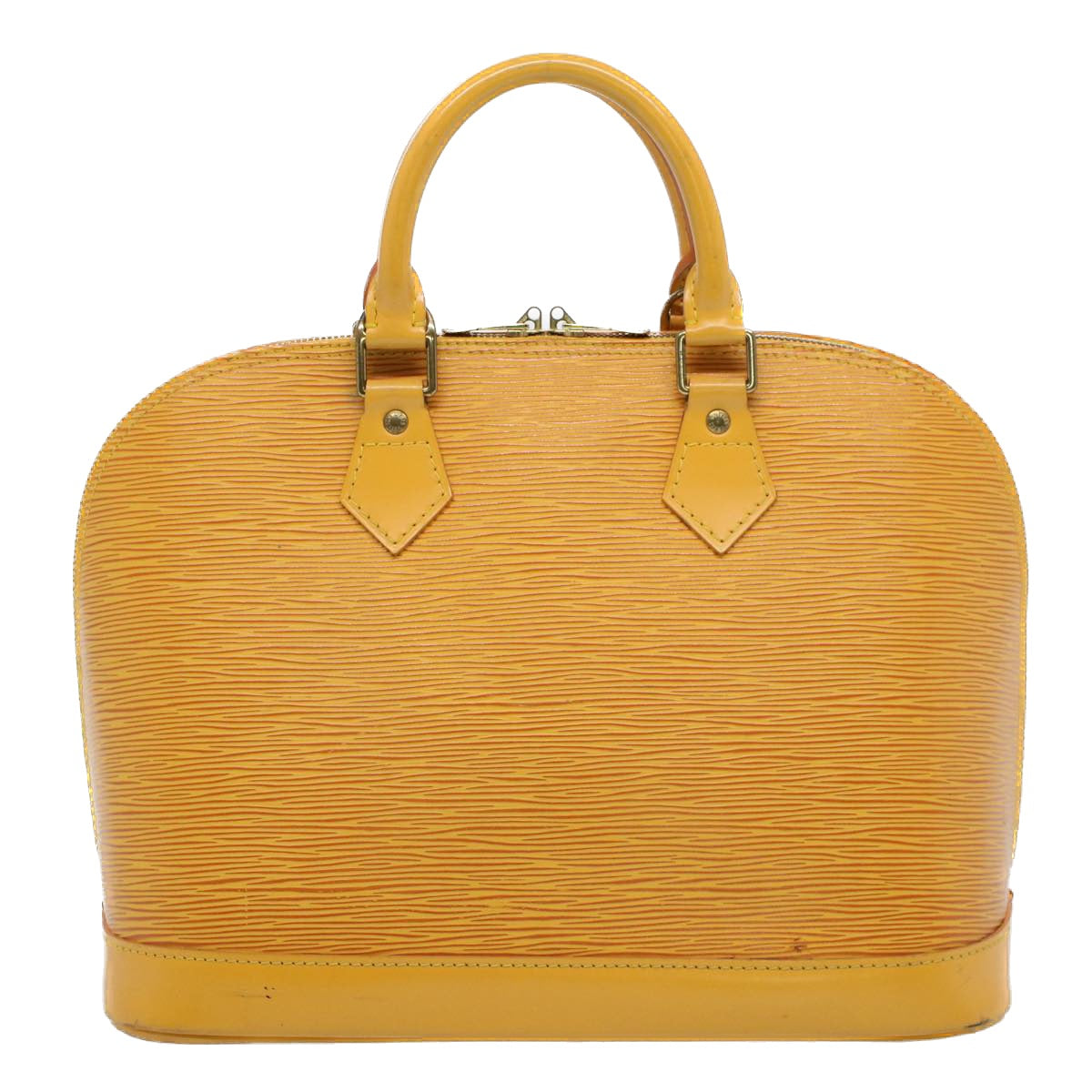 LOUIS VUITTON Epi Alma Hand Bag Tassili Yellow M52149 LV 55230
