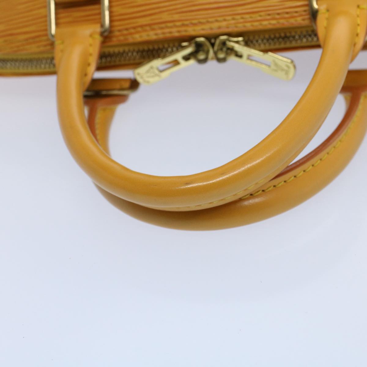 LOUIS VUITTON Epi Alma Hand Bag Tassili Yellow M52149 LV 55230
